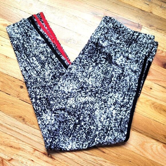 🤸♀️3 for 12🤸♂️ Heathered Leggings with Red Stripe XL - Picture 1 of 2